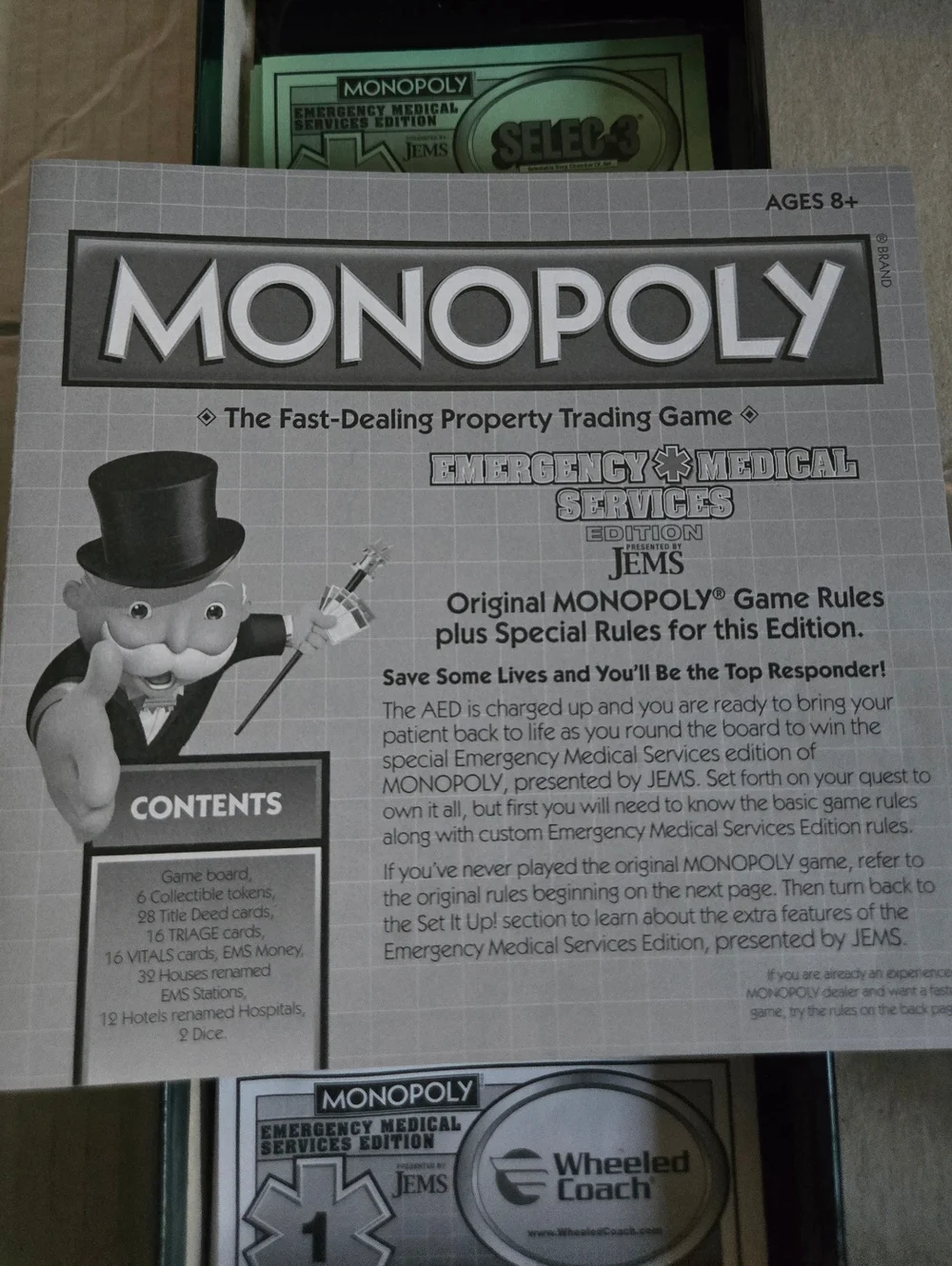 MONOPOLY: Emergency Medical Services Edition Board Game (Jems) - Picture 9 of 15